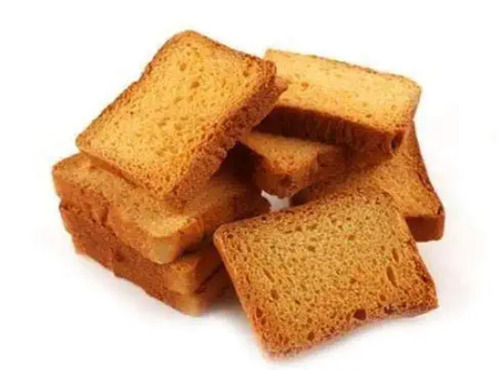 400 Grams Baked Crispy And Delicious Square Homemade Milk Flavor Rusk 
