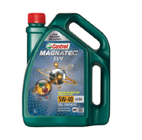 White 5 Liter 2% Ash 5W-40 Full Synthetic Castrol Magnetic Suv Engine Oil