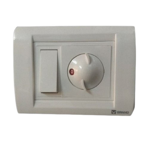 Poly Corbonate Fire Proof Rectangular White Electrical Switches