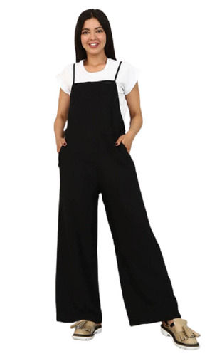 Girls Casual Wear Breathable Stylish And Trendy Plain Cotton Dungarees Application: Construction