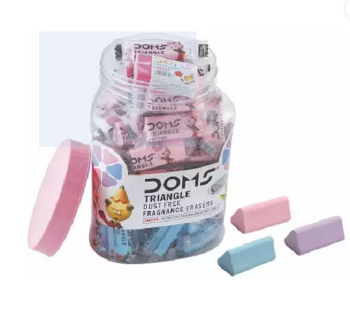 Soft And Smooth Triangular Dust Free Fragrance Based Doms Eraser