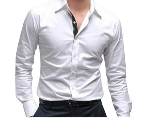Men Cotton Full Sleeves White Shirt at Rs 450 in Nagpur