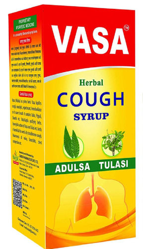 200 Ml Adulsa And Tulsi Vasa Herbal Cough Syrup