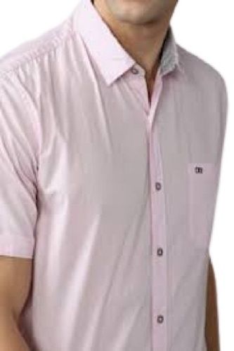 Breathable Mens Casual Wear Plain Short Sleeve Cotton Shirt Age Group: 18 Above