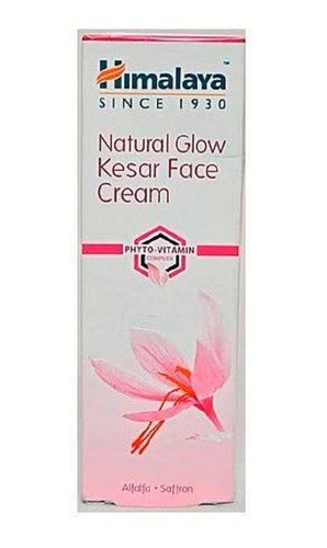 Reduces Dark Spots And Dryness Natural Glow Kesar Face Cream, 50Gram Industrial