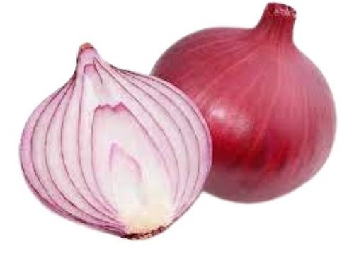 Round Shaped Naturally Grown 86% Moisture Thick Spicy And Aromatic Onion Shelf Life: 1 Week