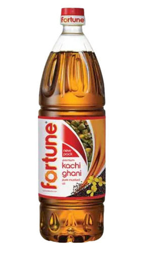 1 Liter Food Grade Hydrogenated Kachi Ghani Cooking Mustard Oil