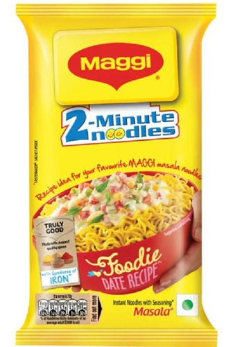 140 Gram Food Grade Refined Wheat Flour 2 Minute Instant Maggi Noodles