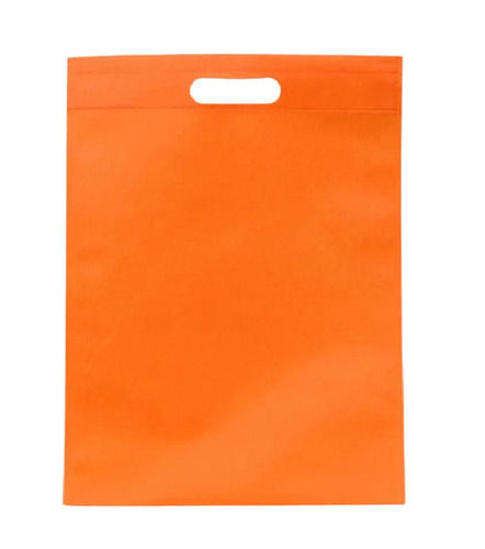 Iron Disposable Plain Patch Handle D Cut Non Woven Shopping Carry Bag