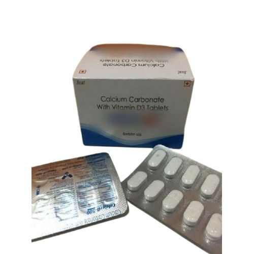 Calcium Carbonate With Vitamin D3 Tablets Health Supplements