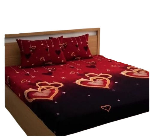 78 X 98 Inch 200 Count Washable And Quick Dry With 2 Pillow Cover Printed Double Bed Sheets Cas No: 13463-67-7