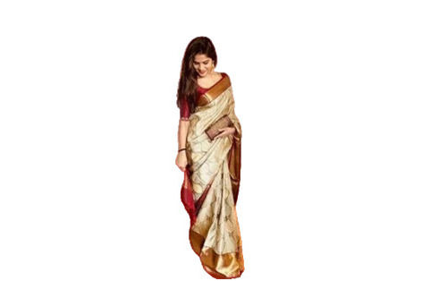 Party Wear Designer Plain Silk Saree For Ladies 