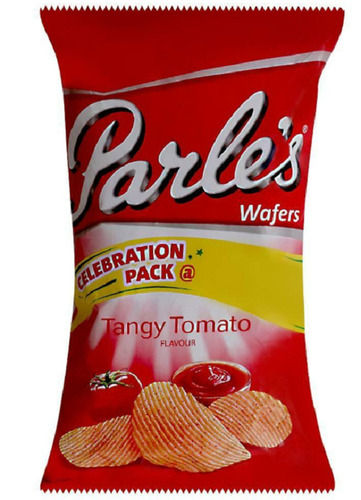 Salty And Spicy Taste Parle'S Wafers Tangy Tomato Flavour Chips, 70 Gram Pack