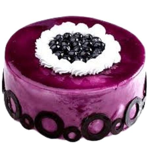 Tasty Round Shape Hygienically Packed Blueberry Cake