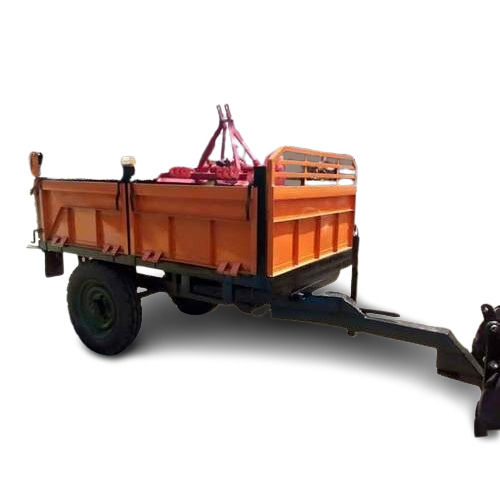 Trolley Mild Steel Mini Tractor Trolley, Size: 7X4X1.5 Feet, Capacity: 1 Ton