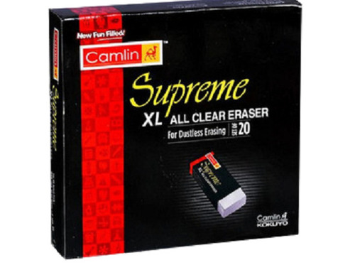 1.7 इंच रेक्टैंगुलर डस्ट फ़्री क्लीन एंड सॉफ्ट सुप्रीम इरेज़र