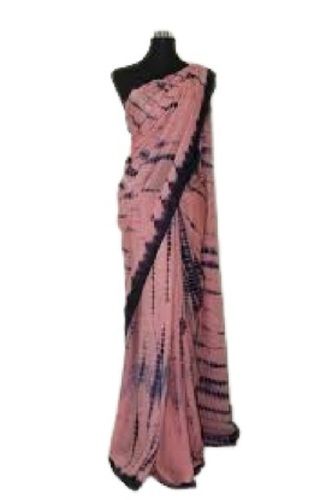 Ladies Printed Casual Wear Indian Style Chiffon Saree With Blouse Piece