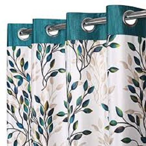 Colorful Polyester Fabric Printed 84 Inch Size 72 Inch Width Designer Window Curtains