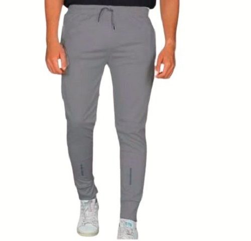 36 Inches Long Regular Fit Daily Wear Plain Lycra Track Pant For Mens