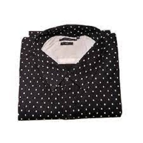 Attractive Look Fashionable Comfortable Lookup Cotton Men'S Dot Printed Shirt