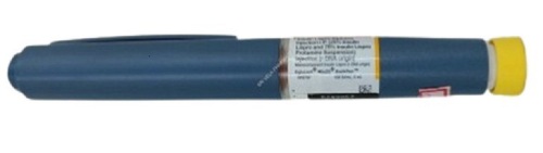 Eglucent Mix 25 Kwik Pen - Insulin Lispro (25%) + Insulin Lispro Protamine (75%) | Dosage as Prescribed, Storage 2-8Â°C, Keep Cool & Dry