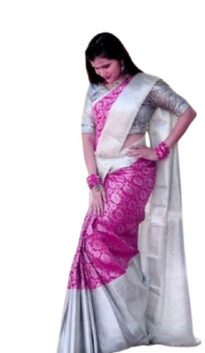Festival Wear Easily Washable And Comfortable Ladies Cotton Silk Saree