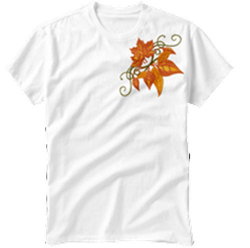 Cotton Mens Regular Wear White Casual T Shirts