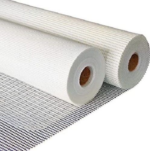 White 50 Meter Long Waterproof Lightweight Plastering Crack Filler Fiberglass Mesh 