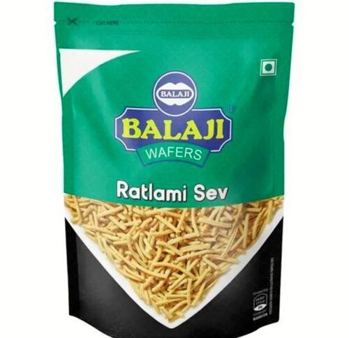 Crunchy Crispy Spicy And Delicious Taste Balaji Wafers Ratlami Sev Namkeen, 400 Gram Pack