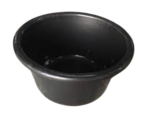 Plastic Based Black Color Water Tubs - Rigid PVC Material Various Sizes Available | Durable Lightweight Long Lasting
