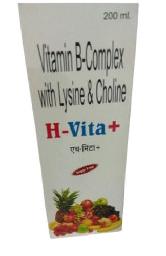 Vitamin B-Complex With Lysine And Choline Syrup, Pack Of 200 ML