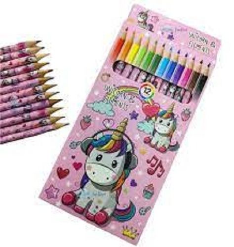 Multi Color Lightweight Generic Multicolor Pencil With 12 Pcs 