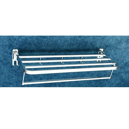 Stainless Steel Single Layer Bathroom Rack