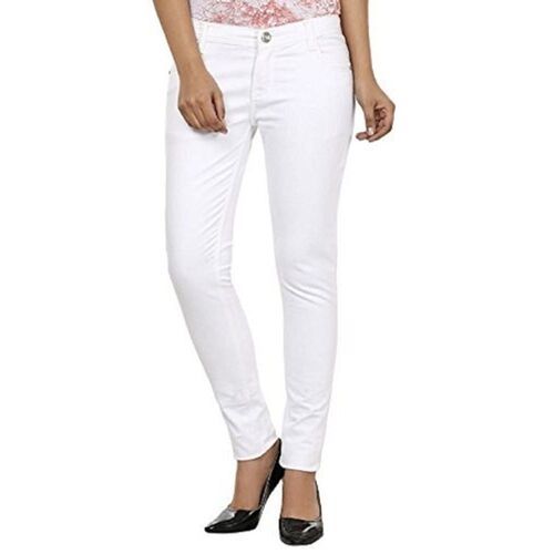 High Quality Comfortable Cotton Lycra Slim Skinny Stretchy Plain Jeans For Women