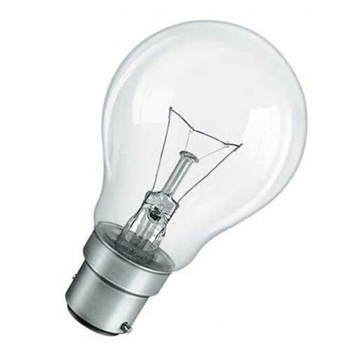 Yellow 20 Watt Dimmable Equivalent Quality Glass Plain Warm White Light Bulb 