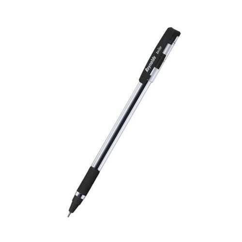 Black Comfort Grip Fine Point 0.7Mm Smudge Free Transparent Plastic Reynolds Ball Pen