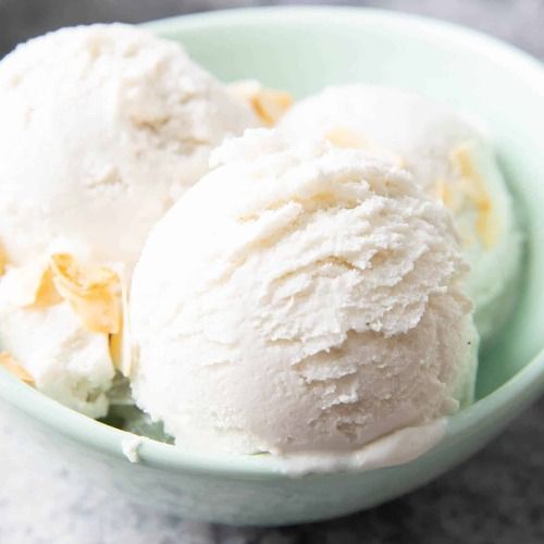 प्राकृतिक ताजा और गुणवत्ता मलाईदार और स्वादिष्ट स्वादिष्ट स्वाद वनीला आइसक्रीम 500g