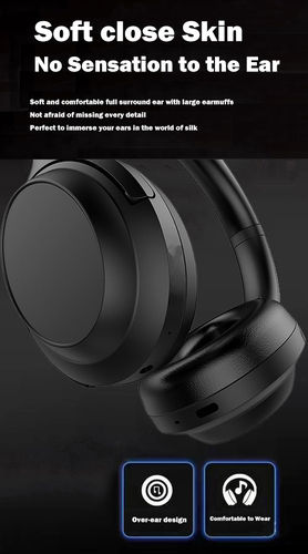 Bluetooth Headphones Telescopic Chute Free to Adjust Headset