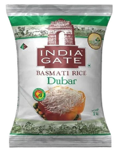 India Gate Commonly Cultivated Long Grain Dubar Basmati Rice, Net Pack 1 Kg