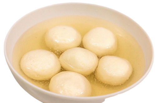 Sweet And Delicious Taste Regular Round White Sponge Rasgulla Sweet