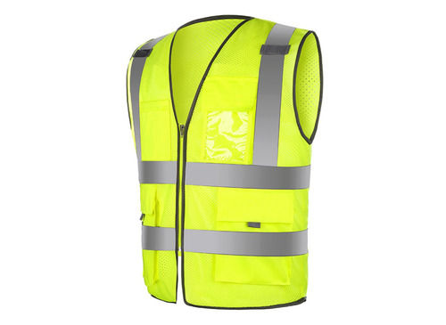 Sleevless Lightweight And Comfortable With High Visibility Reflective Tape Safety Vest Age Group: 18+