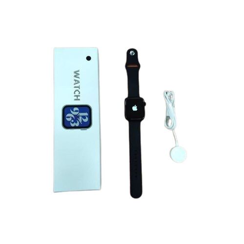 पुरुषों और महिलाओं के लिए ब्लूटूथ वायरलेस ब्लैक स्क्वायर K16 Apple स्मार्टवॉच लिंग: यूनिसेक्स