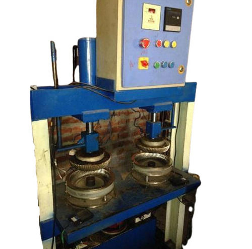 Semi Automatic Mild Steel Double Die Hydraulic Paper Dona Making Machine