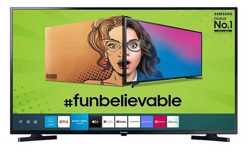 Black 43 Inches 1080 Pixels 220 Volt 50 Hertz Plastic Body Smart Led Television