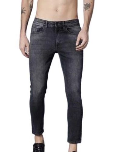 36 Inches Length and Washable Type Slim Fit Denim Jeans For Mens