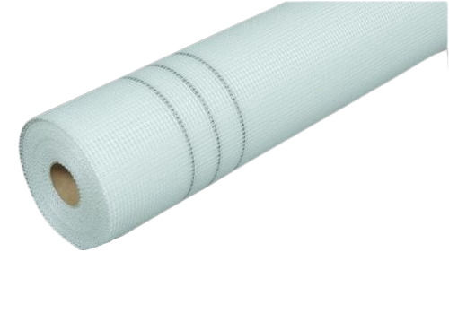 White 45 Gsm And 150 Mm Wide Fiberglass Mesh For Construction 