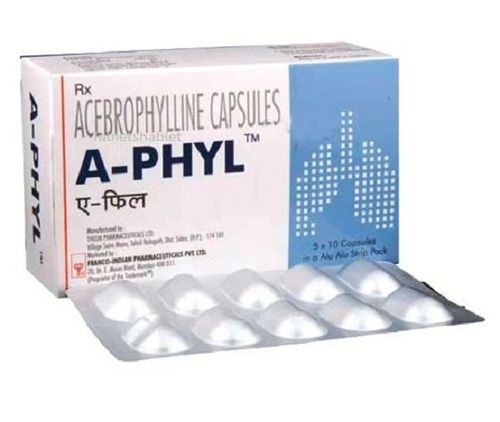 5 X 10 Acebrophylline Capsules  General Medicines