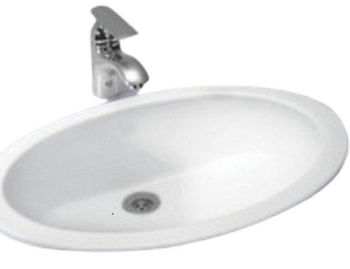 Round White Ceramic Under Counter Wash Basin