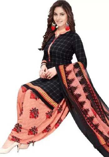 Light Weight Casual Wear Soft Printed Cotton Salwar Suit And Dupatta