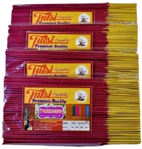 Brown Long Lasting Floral Aromatic Tulsi Premium Incense Stick